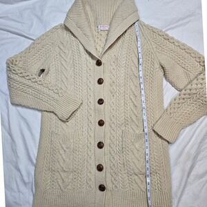 VTG Handmade Old Money, Grandpa Style Grandmacore Cardigan 100% Wool